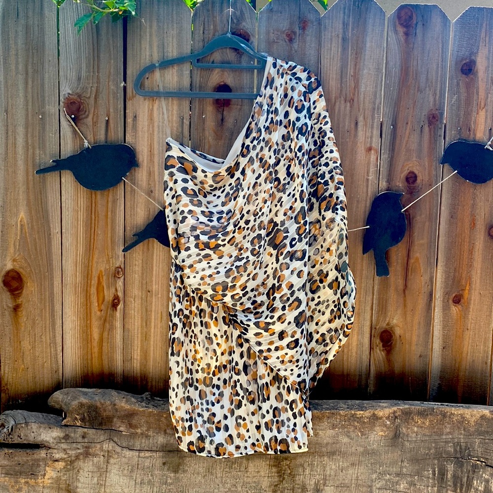 Tyche animal print dress size large